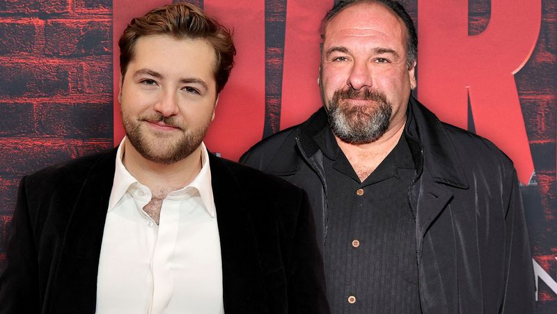 James Gandolfini and Michael Gandolfini