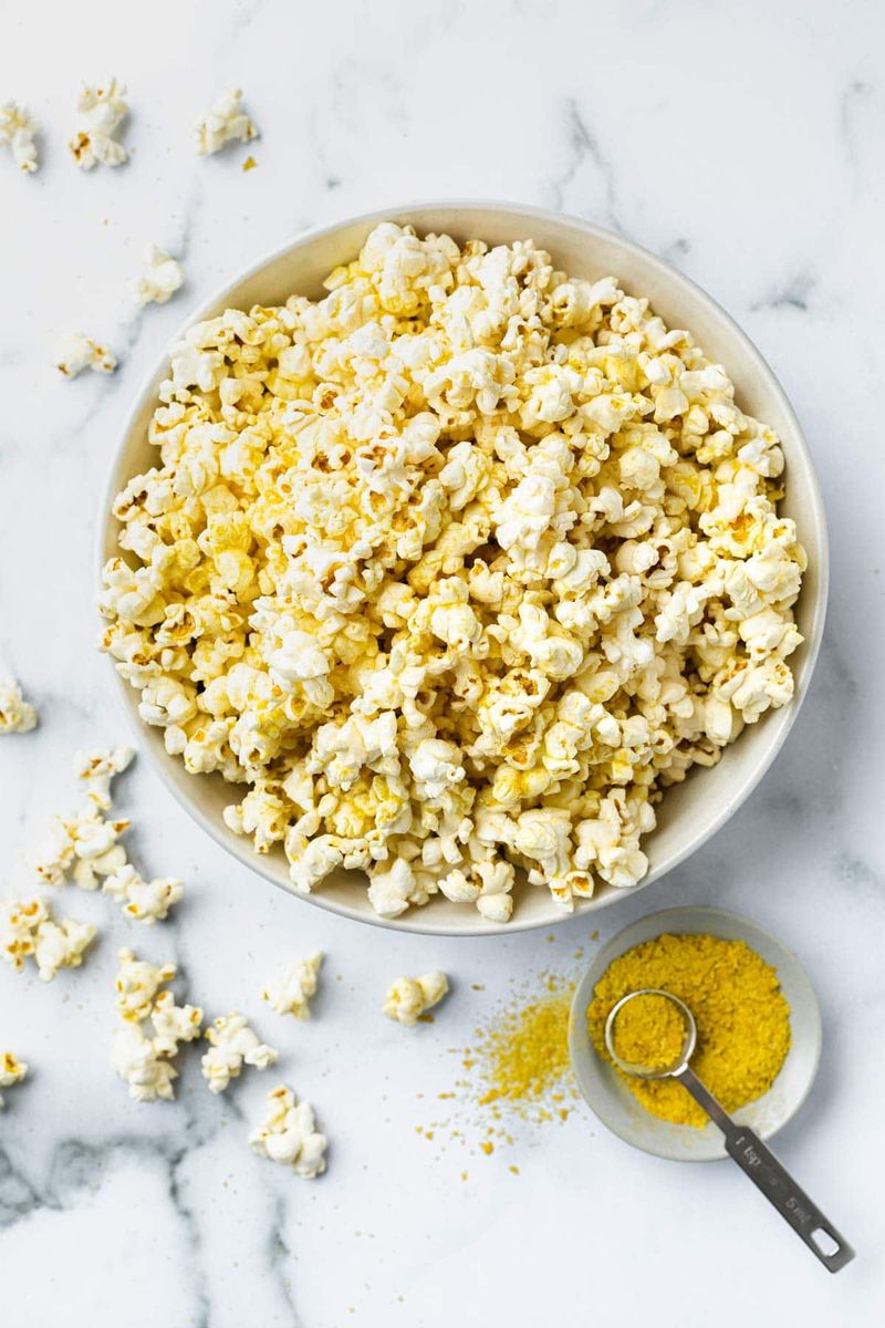 Popcorn with Nutritional Yeast