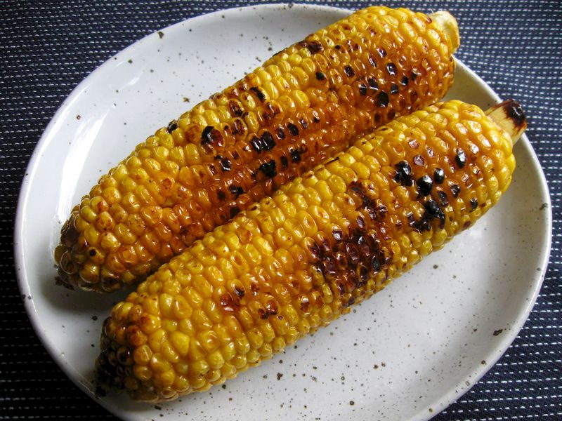Butter and Soy Corn on the Cob