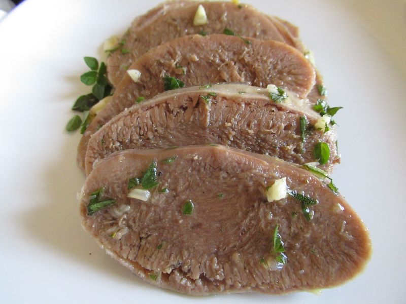 Beef Tongue Basque Style