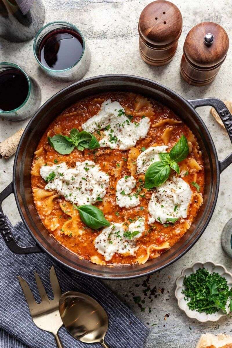 One-Pan Lasagna Skillet