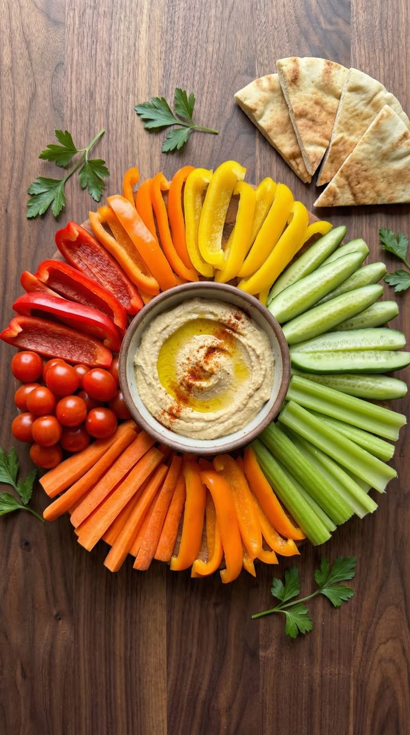 Hummus with Veggie Sticks