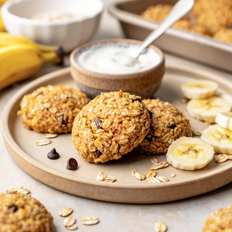 Banana and Oat Cookie Decorating