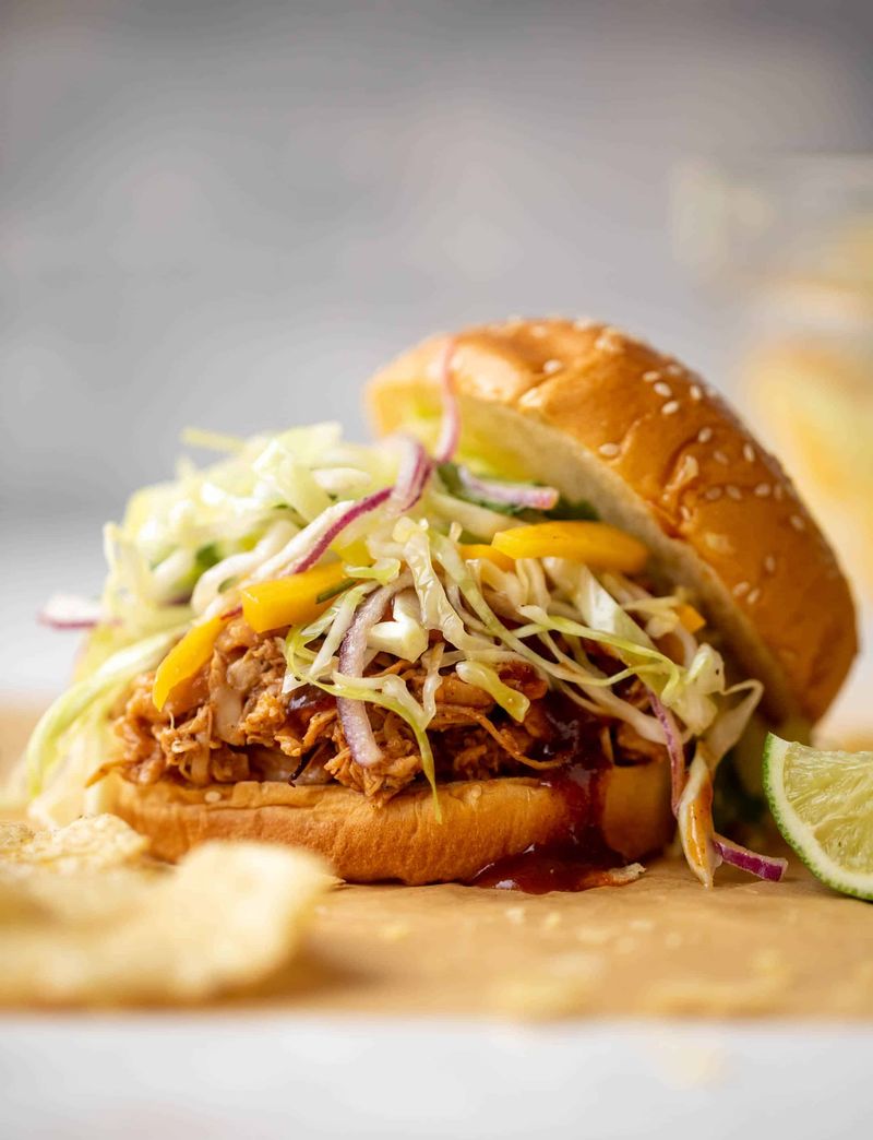 BBQ Pulled Chicken Sandwiches