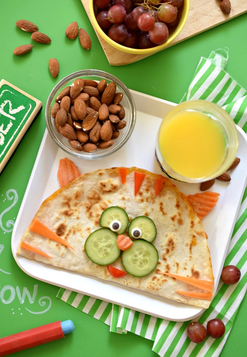 Silly Face Quesadillas