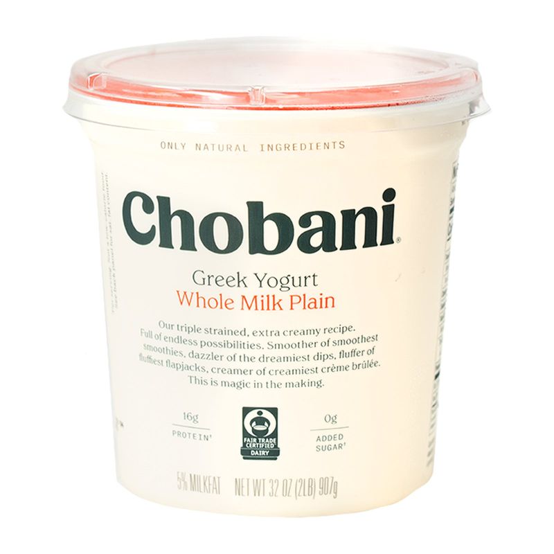 Chobani Plain Greek Yogurt