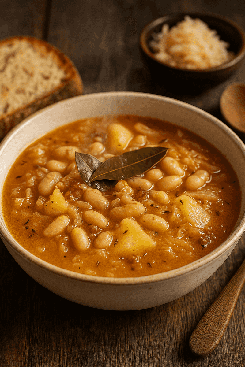 Slovenian Jota (Sauerkraut and Bean Soup)