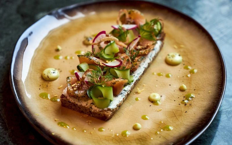 Smørrebrød Dessert Variation (Sweet Open-Faced Bread)
