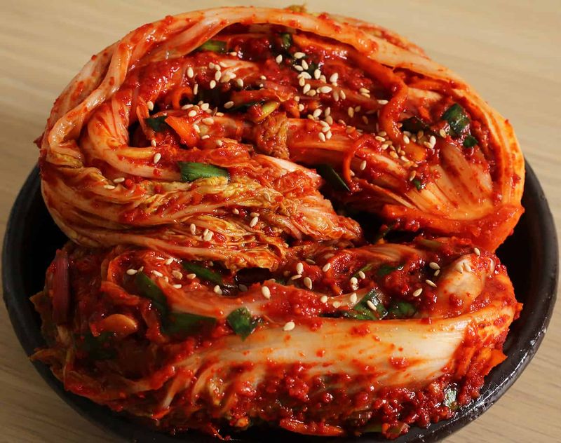 Napa Cabbage Becomes Kimchi