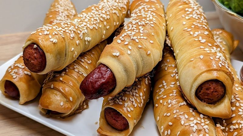 German Wurstbrot im Schlafrock