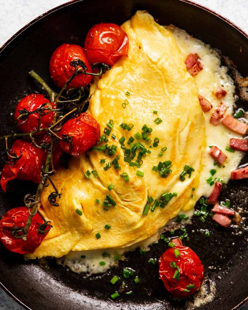 Cheese and Ham Omelette