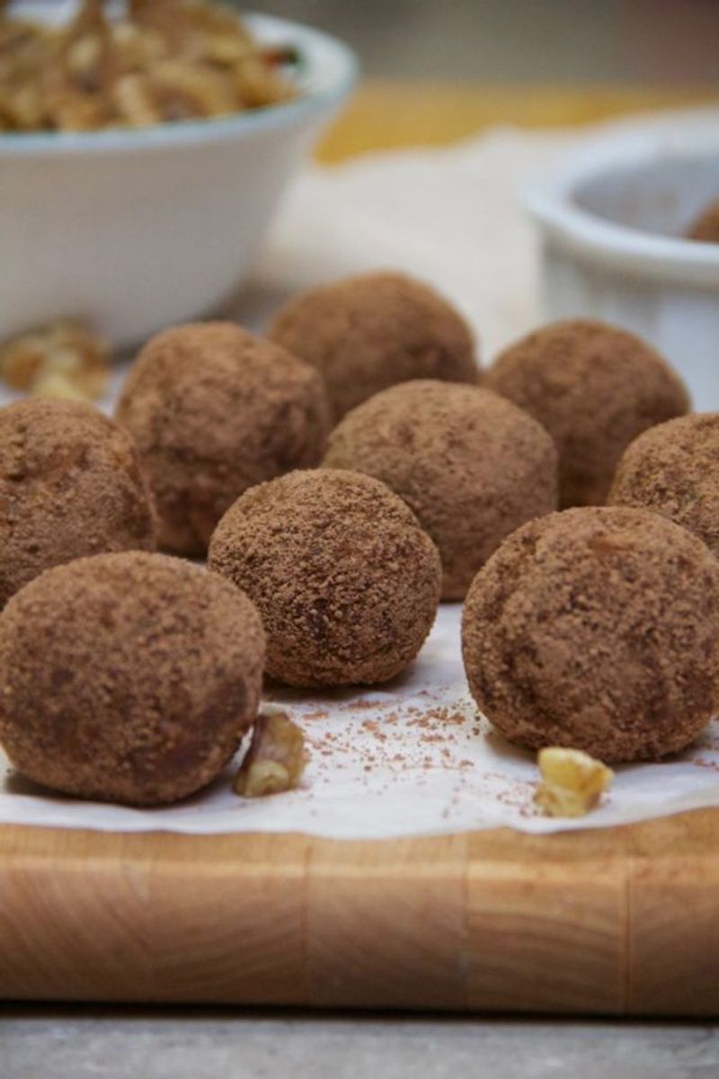 Medjool Date and Walnut Truffles