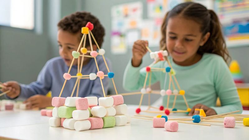 Marshmallow and Toothpick Building