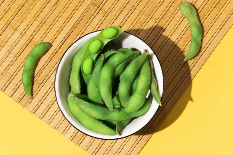 Edamame Instead of Salted Peanuts or Snack Mix