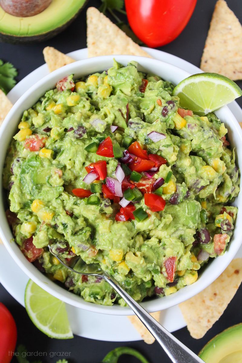 Loaded Guacamole with Tortilla Chips
