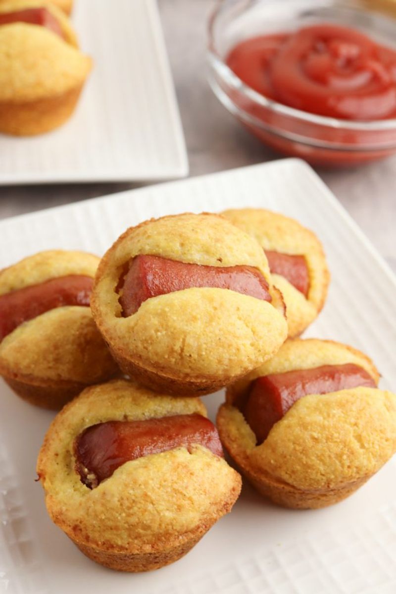 Mini Corn Dog Muffins