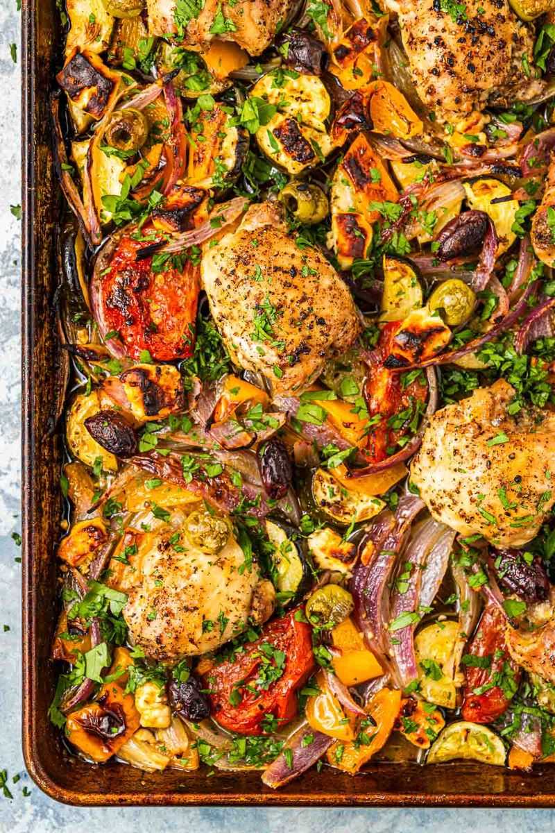 Sheet Pan Chicken and Veggies