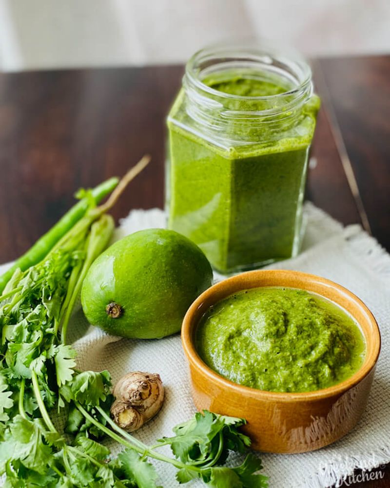 Indian Aam Panna Chutney - Raw Mango Relish
