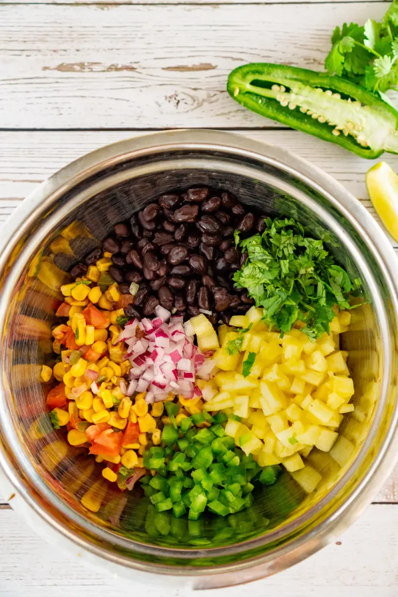 Black Beans and Salsa