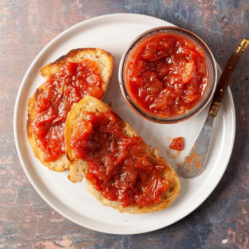Tomato Jam on Toast