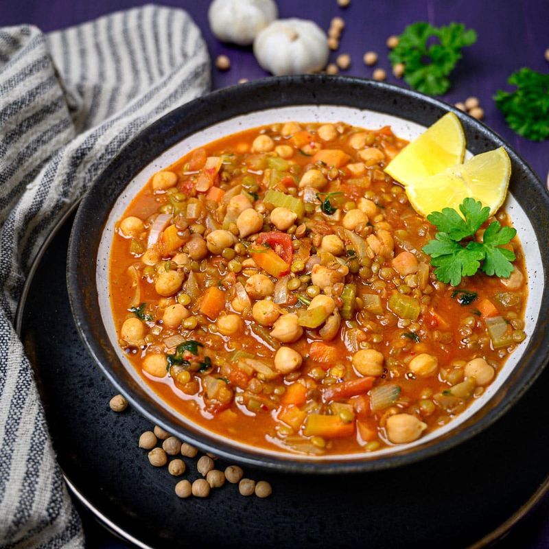 Moroccan Lentil and Vegetable Harira Soup