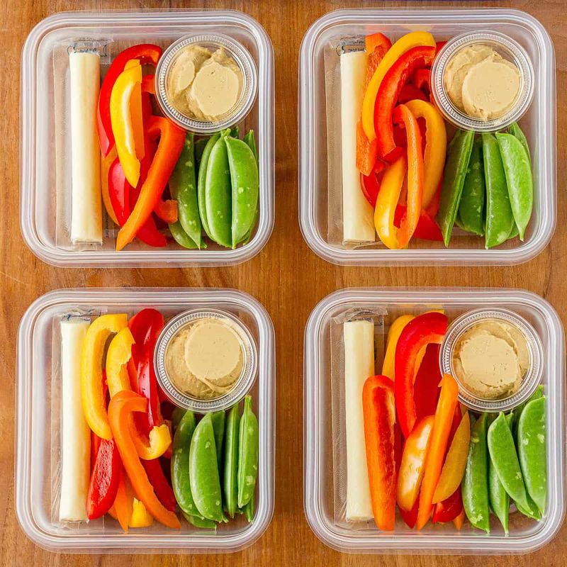 Hummus and Veggie Sticks