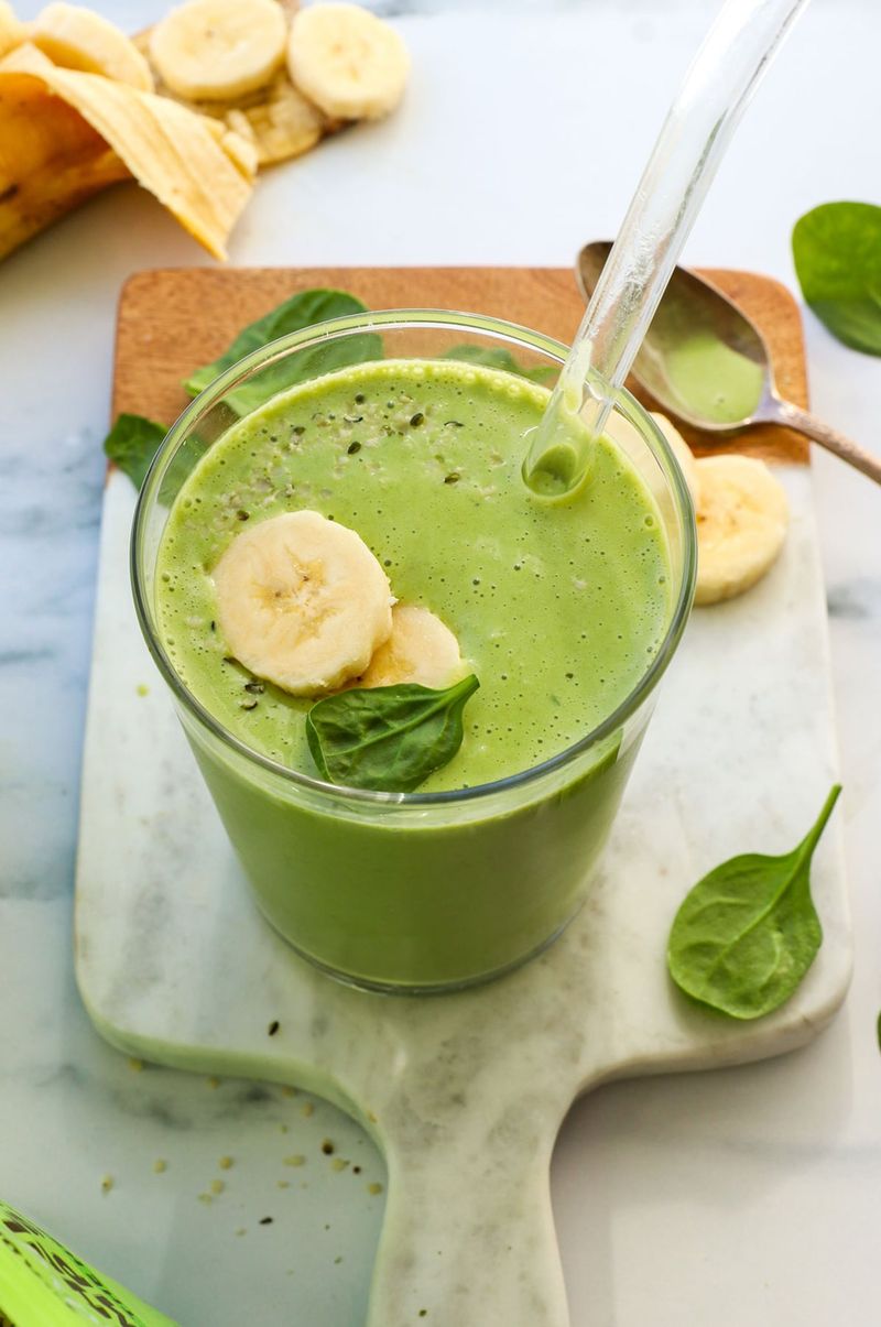 Smoothie with Spinach and Banana