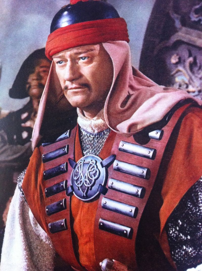 John Wayne as Genghis Khan in The Conqueror (1956)