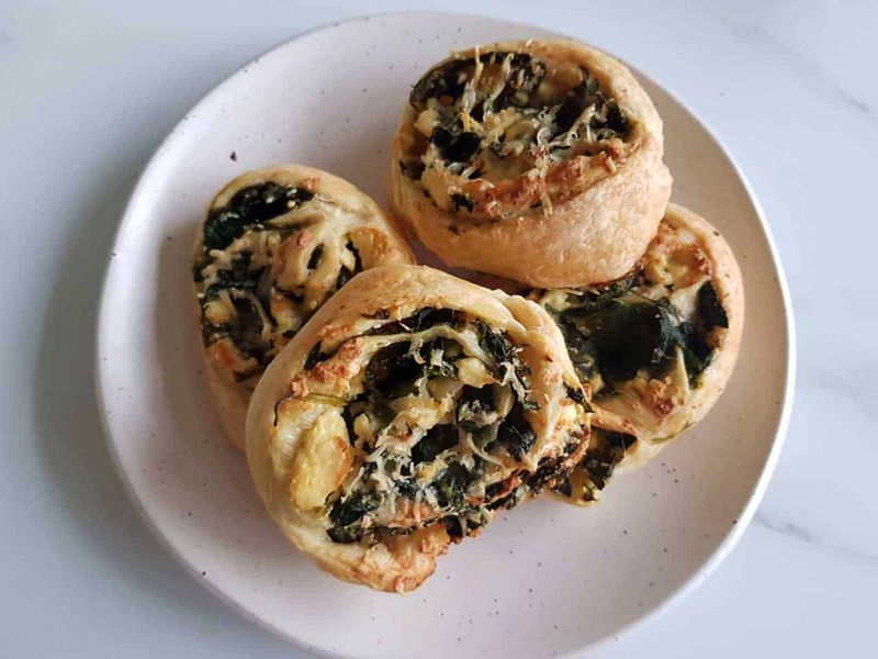 Spinach and Feta Pinwheels