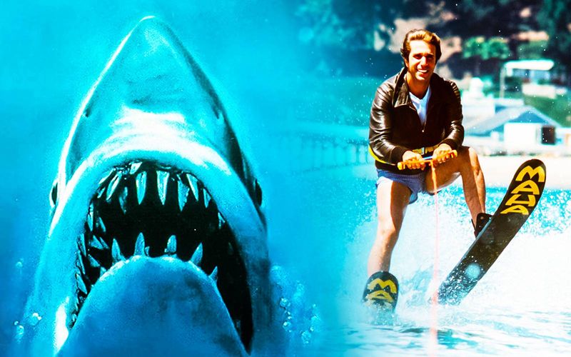 Fonzie Jumping the Shark on Happy Days