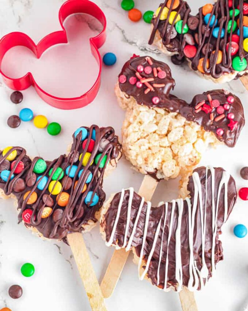 Mickey Rice Krispie Treats