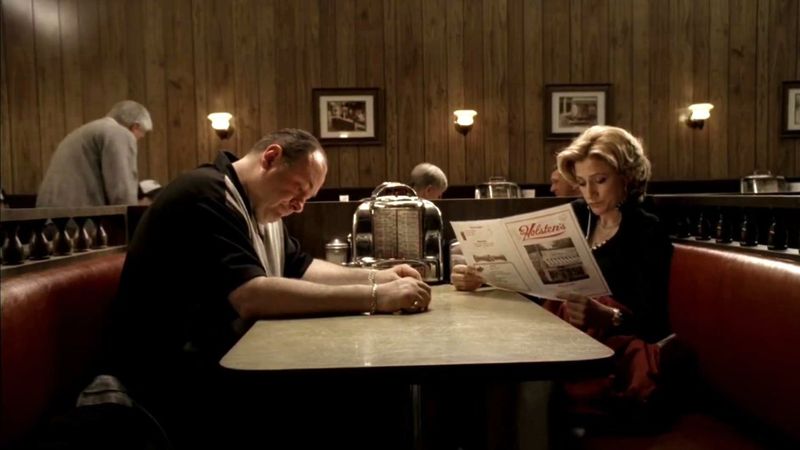 The Sopranos Coffee Shop Cut to Black