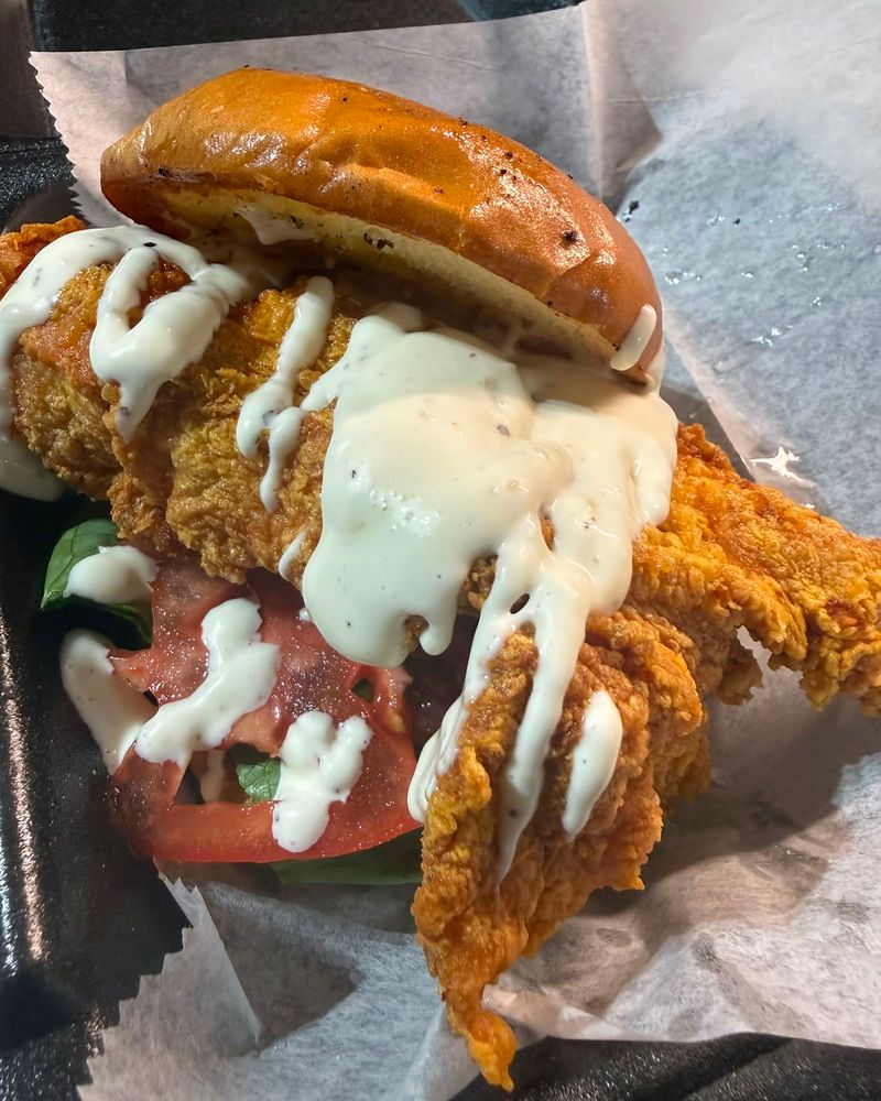 Crispy Lemon Pepper Chicken Sandwich