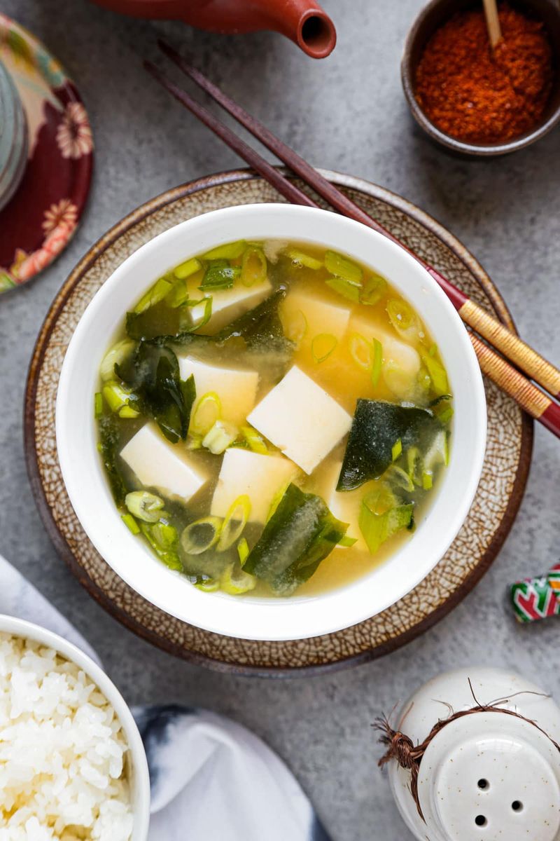 Miso Soup with Tofu and Rice