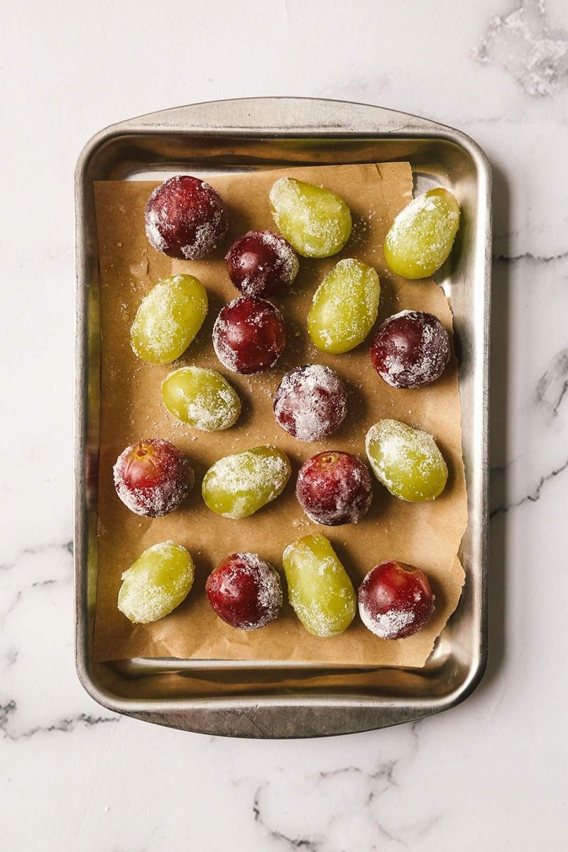 Frozen Grapes Instead of Gummy Sweets