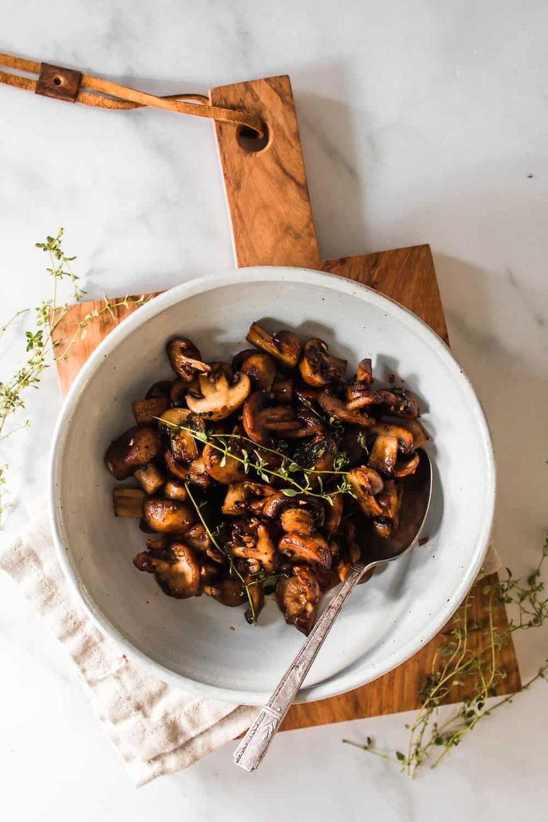 Sauteed Mushrooms and Fresh Thyme