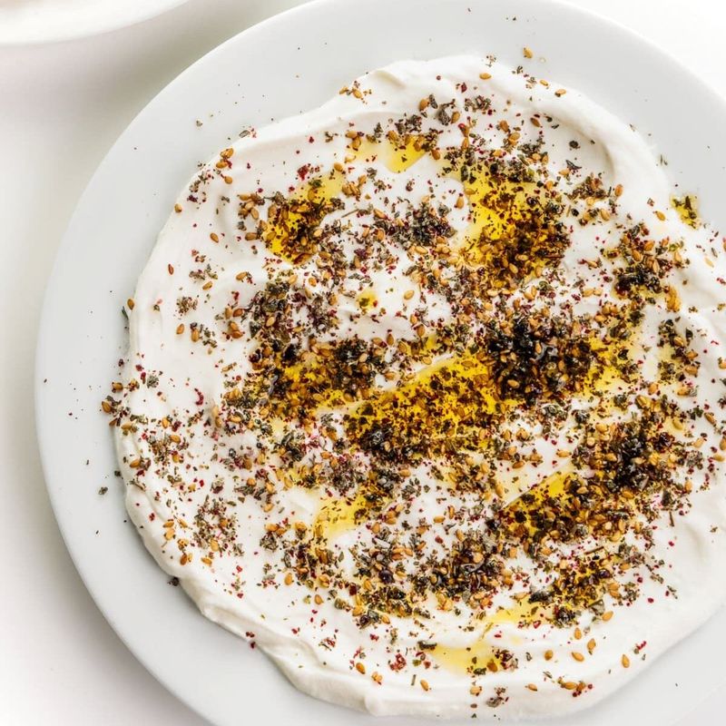 Syrian Labneh with Zaatar - Syria
