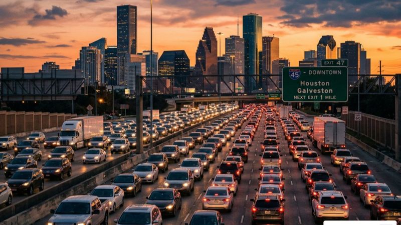 Interstate 45 (I-45), Texas