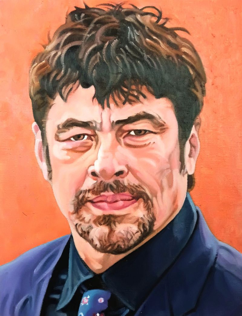 Benicio del Toro - Oil Painter
