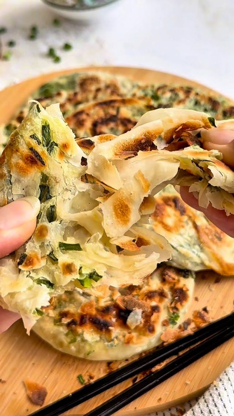 Cong You Bing (Chinese Scallion Pancake)
