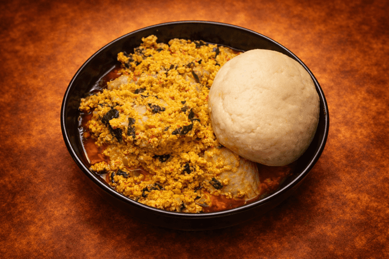 Fufu and Egusi Soup