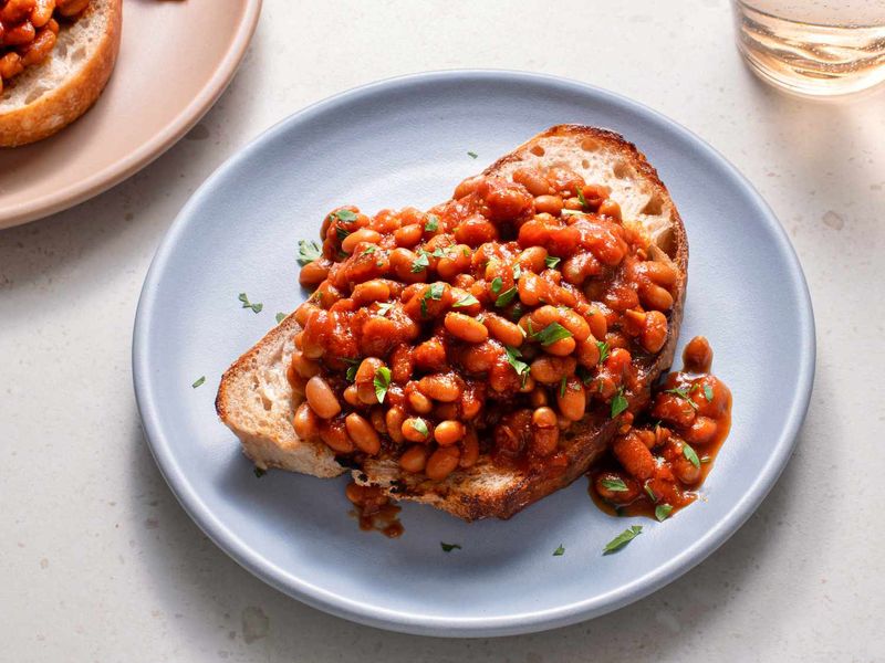 Baked Beans on Sourdough Toast
