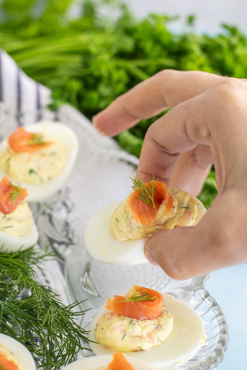 Smoked Salmon Egg Cups - Scandinavia