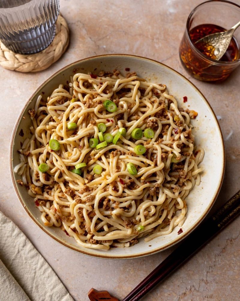 Tofu Bolognese and Vegan Dan Dan Noodles