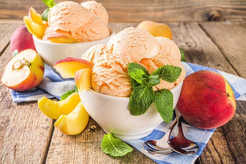 Peach Ice Cream