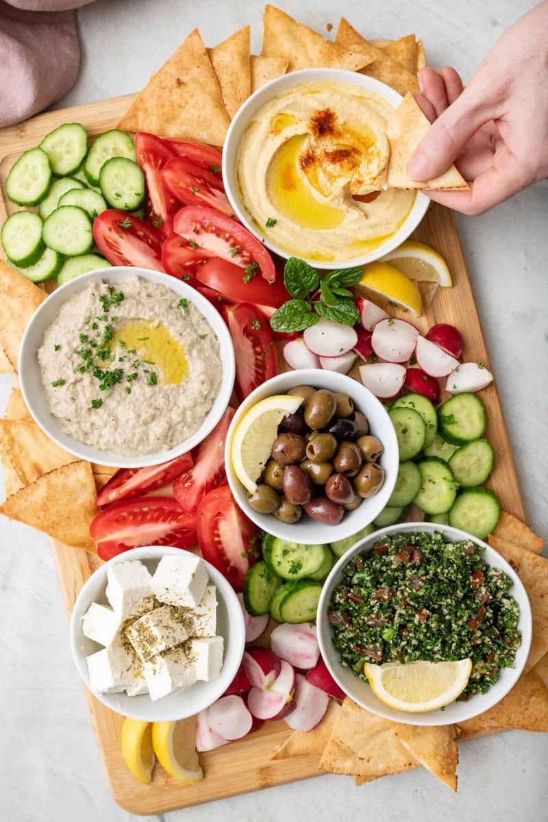 Mediterranean Mezze Spread
