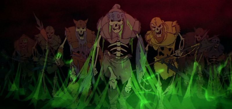 The Horned King's Army Rising in The Black Cauldron