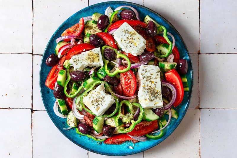 Greek Salad with Kalamata Olives