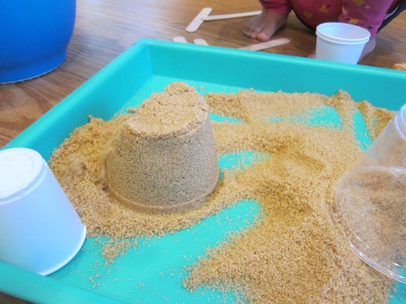 Edible Kinetic Sand With Brown Sugar