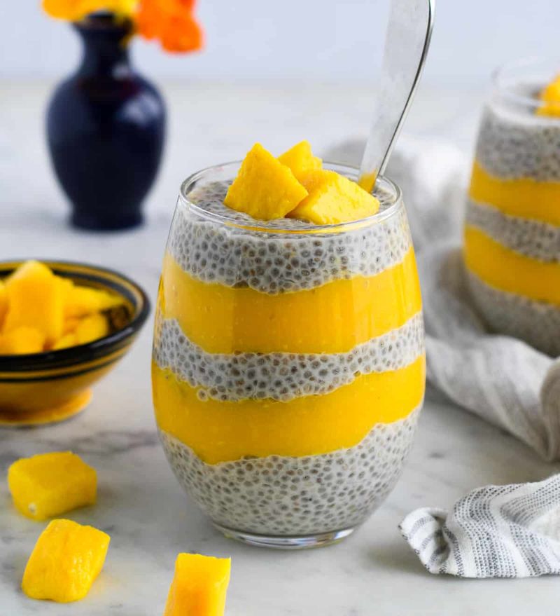 Chia Seed Pudding with Mango
